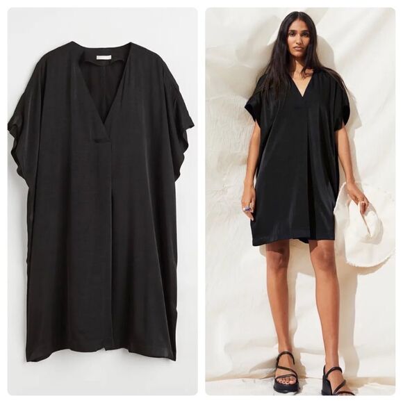 H&M Dresses & Skirts - H&M Kaftan Dress Black New